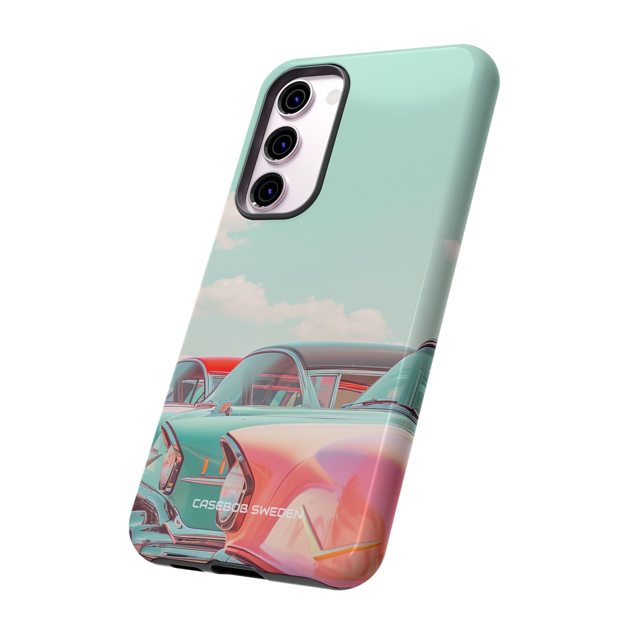 Vintage Turquoise Cars - Tough Samsung S23 Phone Case