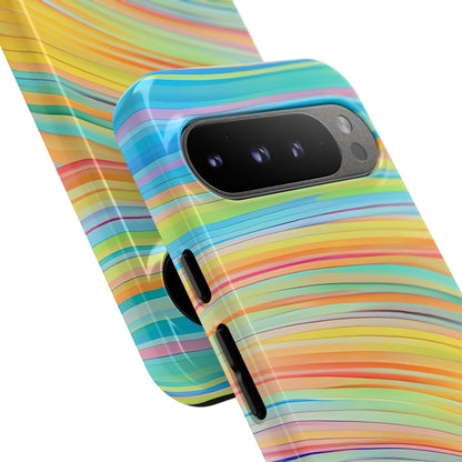 Vibrant Rhythmic Waves - Google Pixel Case