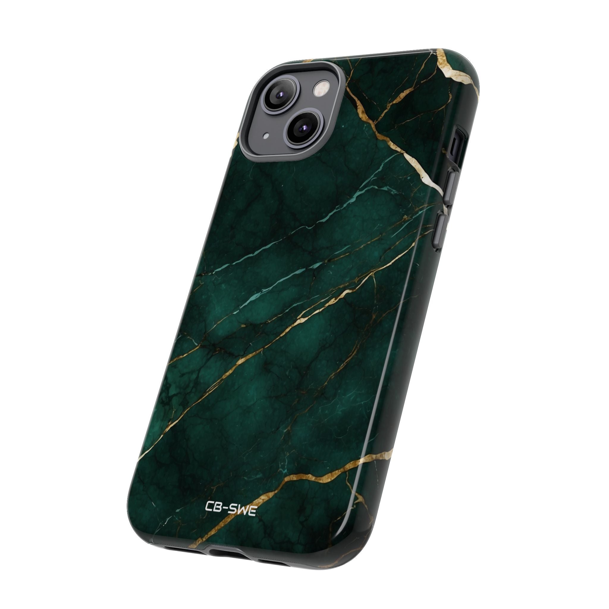 Emerald Veins Flow - iPhone Case