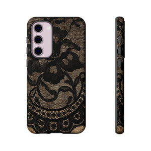 Broomrose Gothic Flower - Protective Phone Case