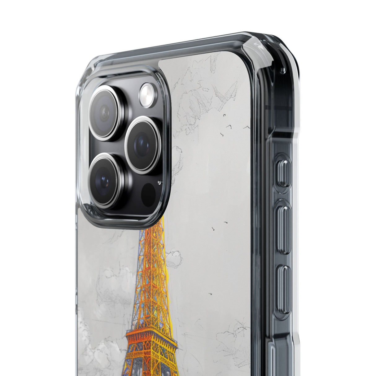 Autumnal Parisian Glow - Phone Case for iPhone (Clear Impact - Magnetic)