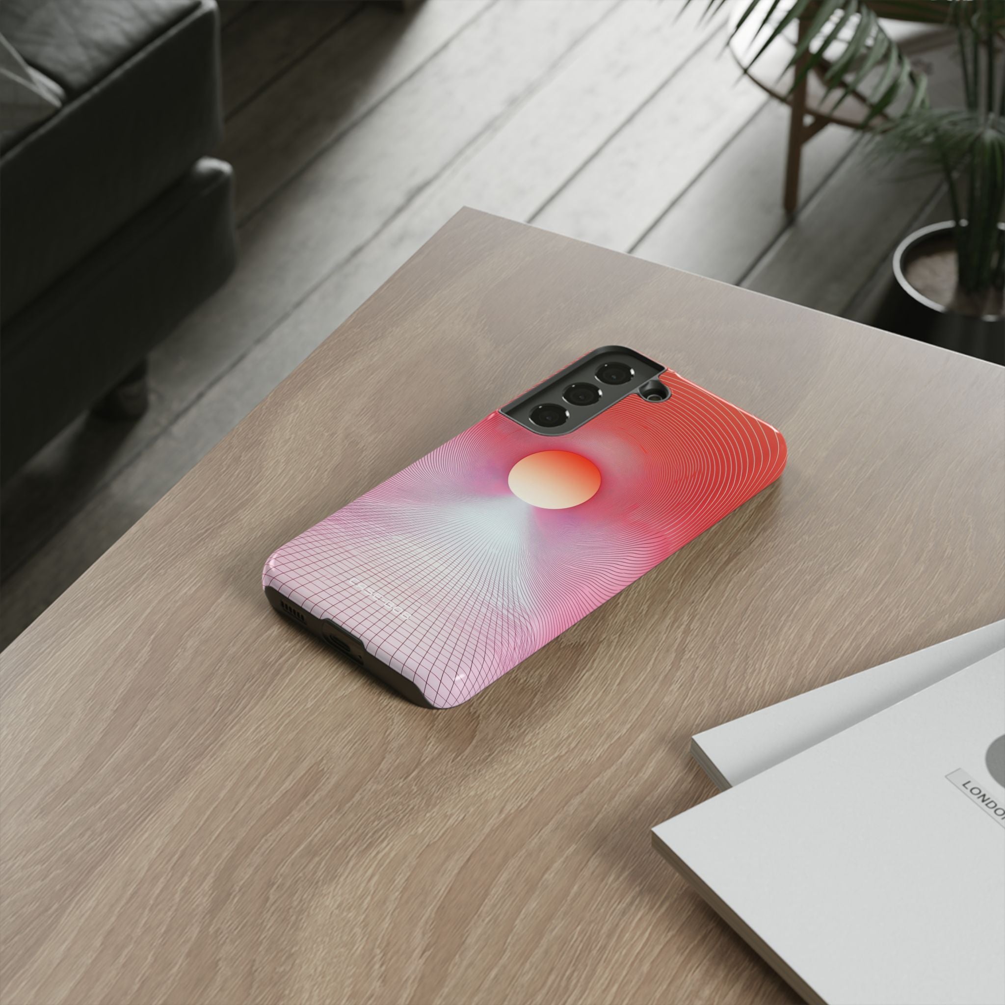 Orange Portal Samsung S22 Case - Tough