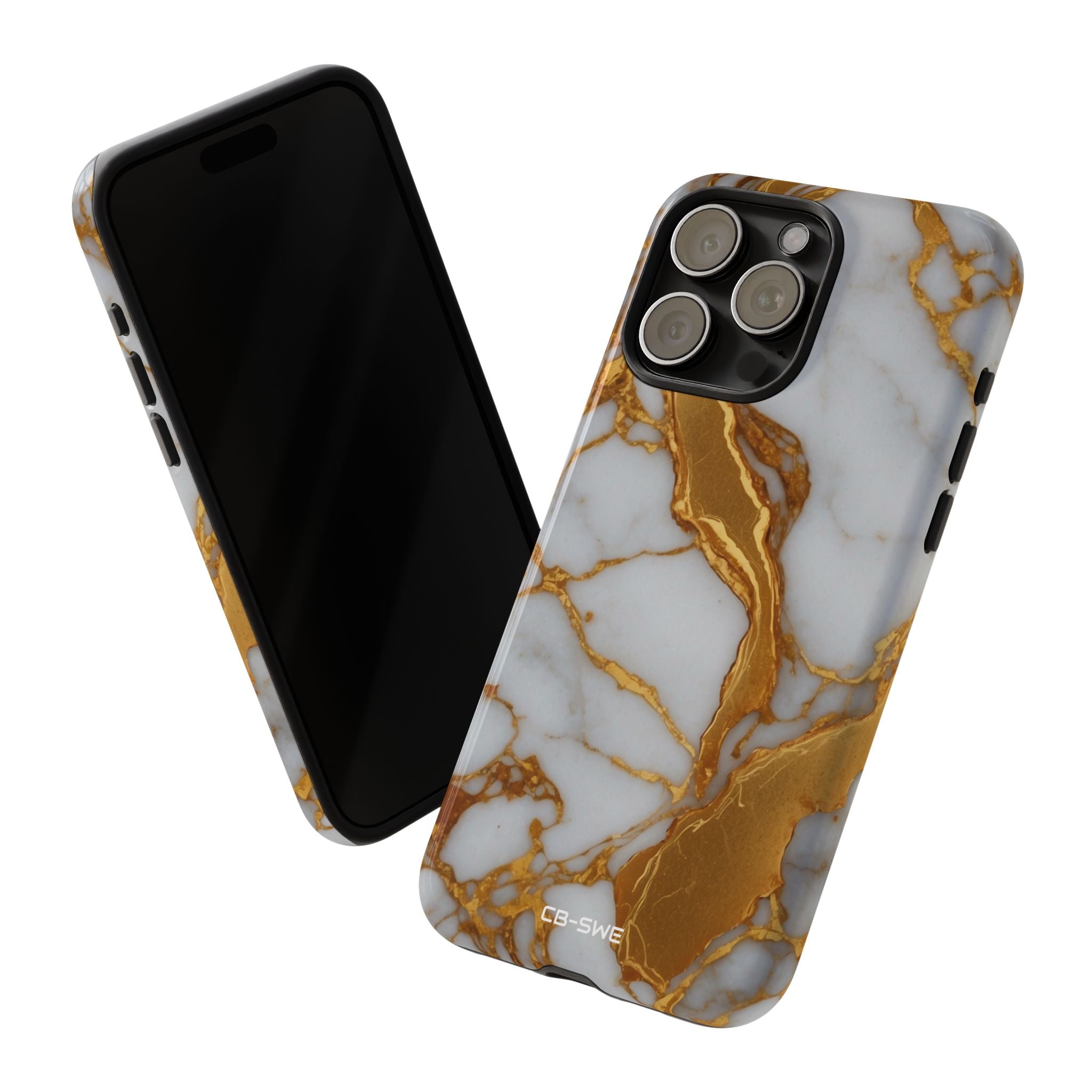 Golden Veins Flow - iPhone Case