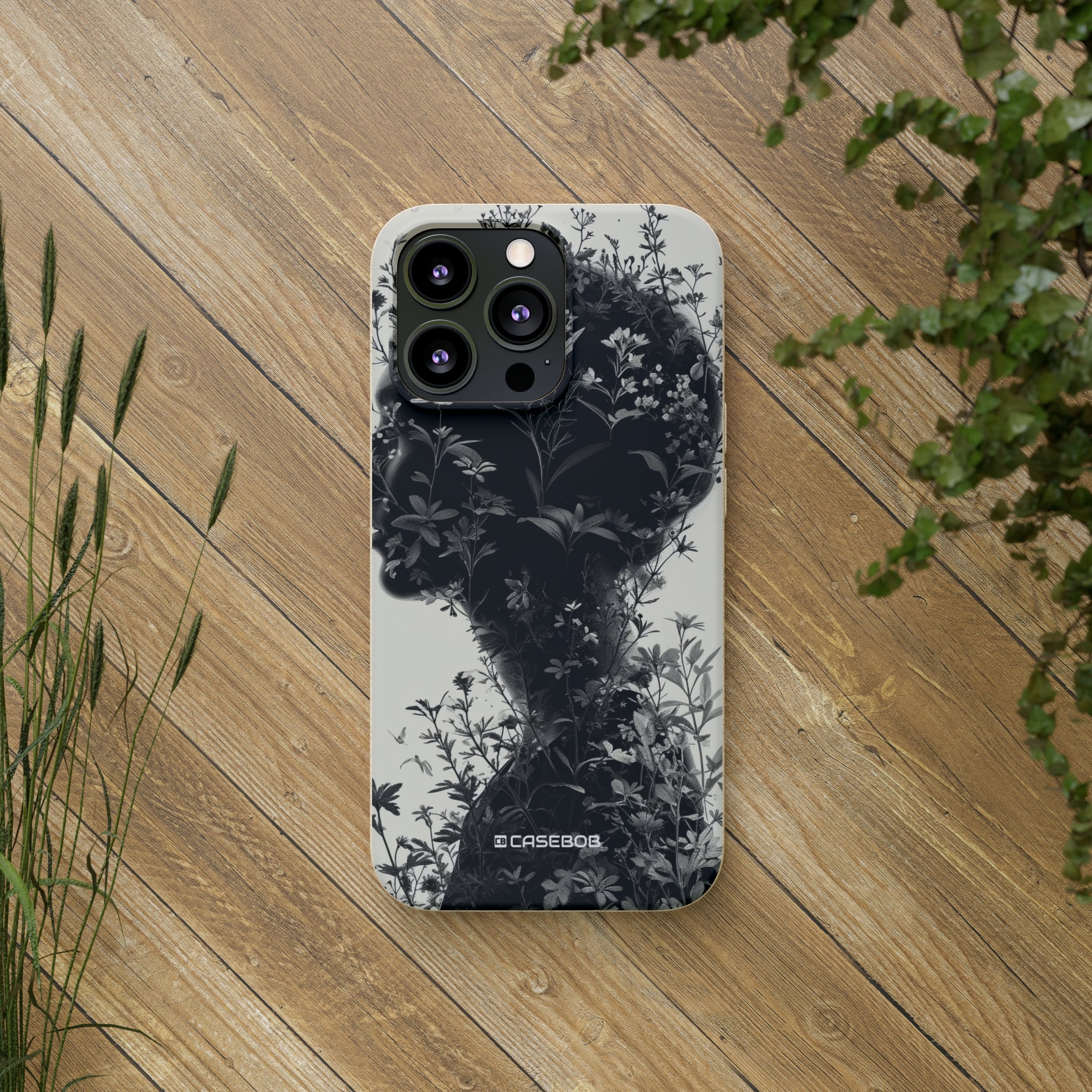 Botanical Silhouette Essence | Biodegradable Phone Case