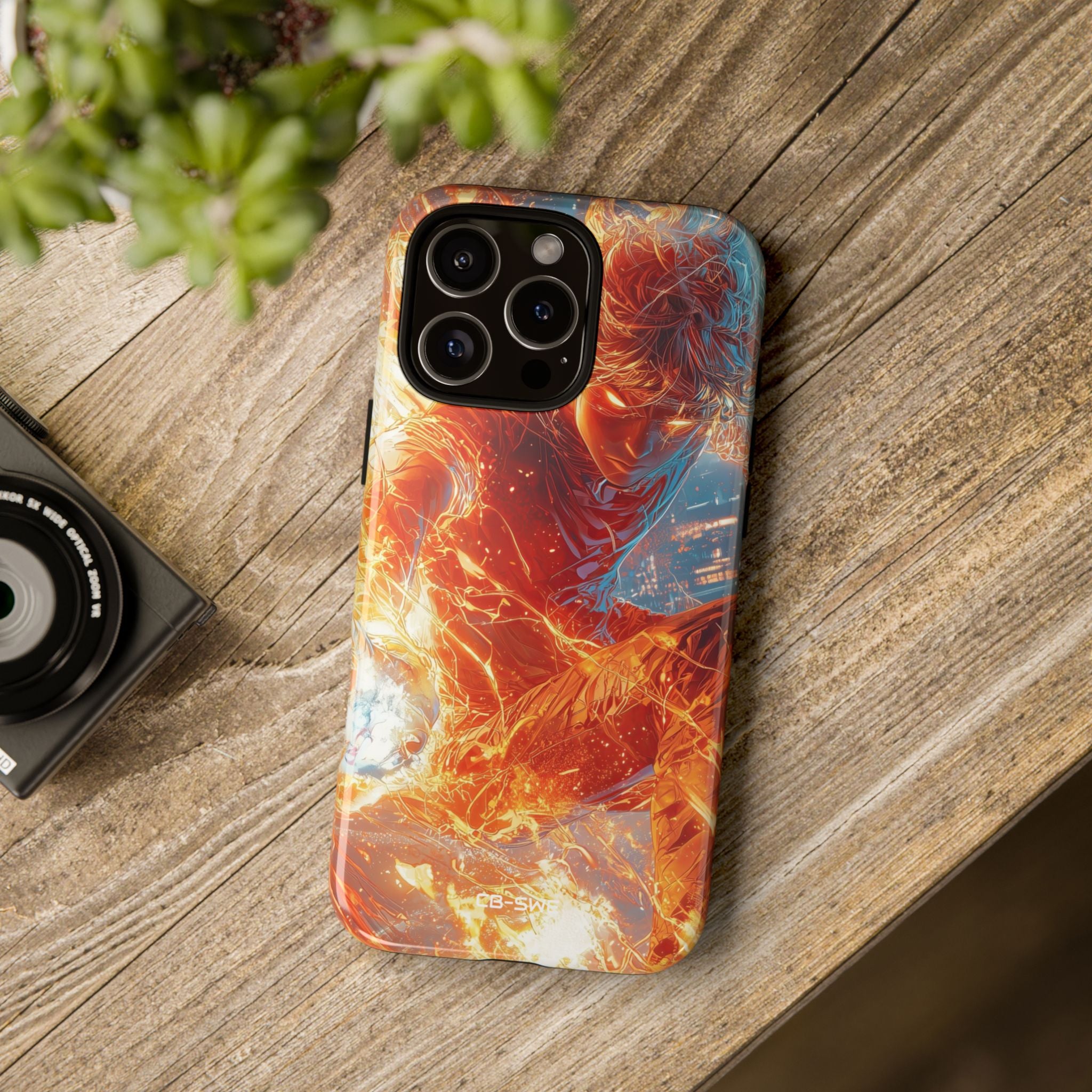 Flames Dance Wildly - iPhone Case