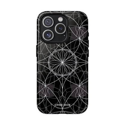 Radiant Petal Orbit iPhone 15 Pro Case - Tough+