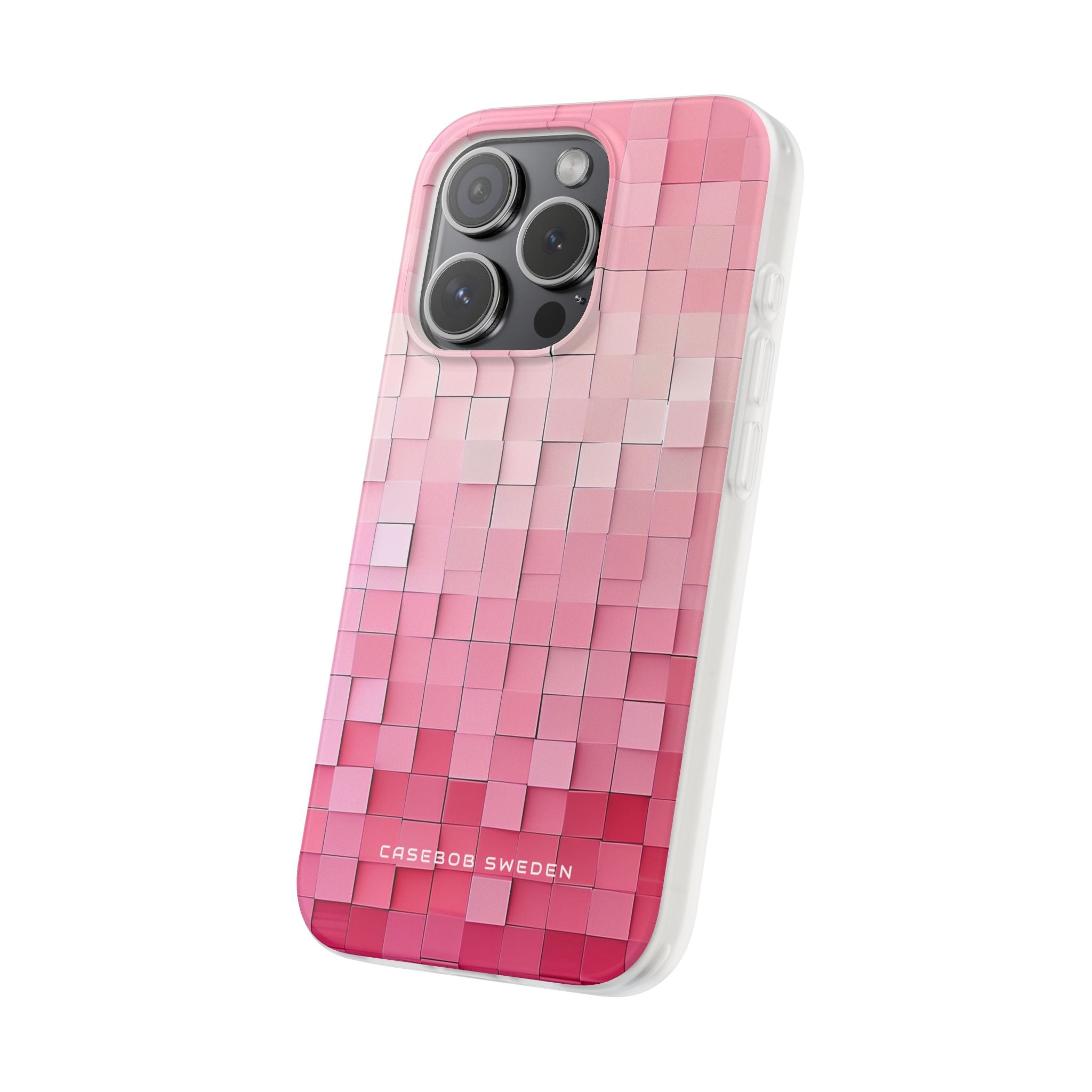 Gradient Pink Mosaic iPhone 15 - Flexi Phone Case