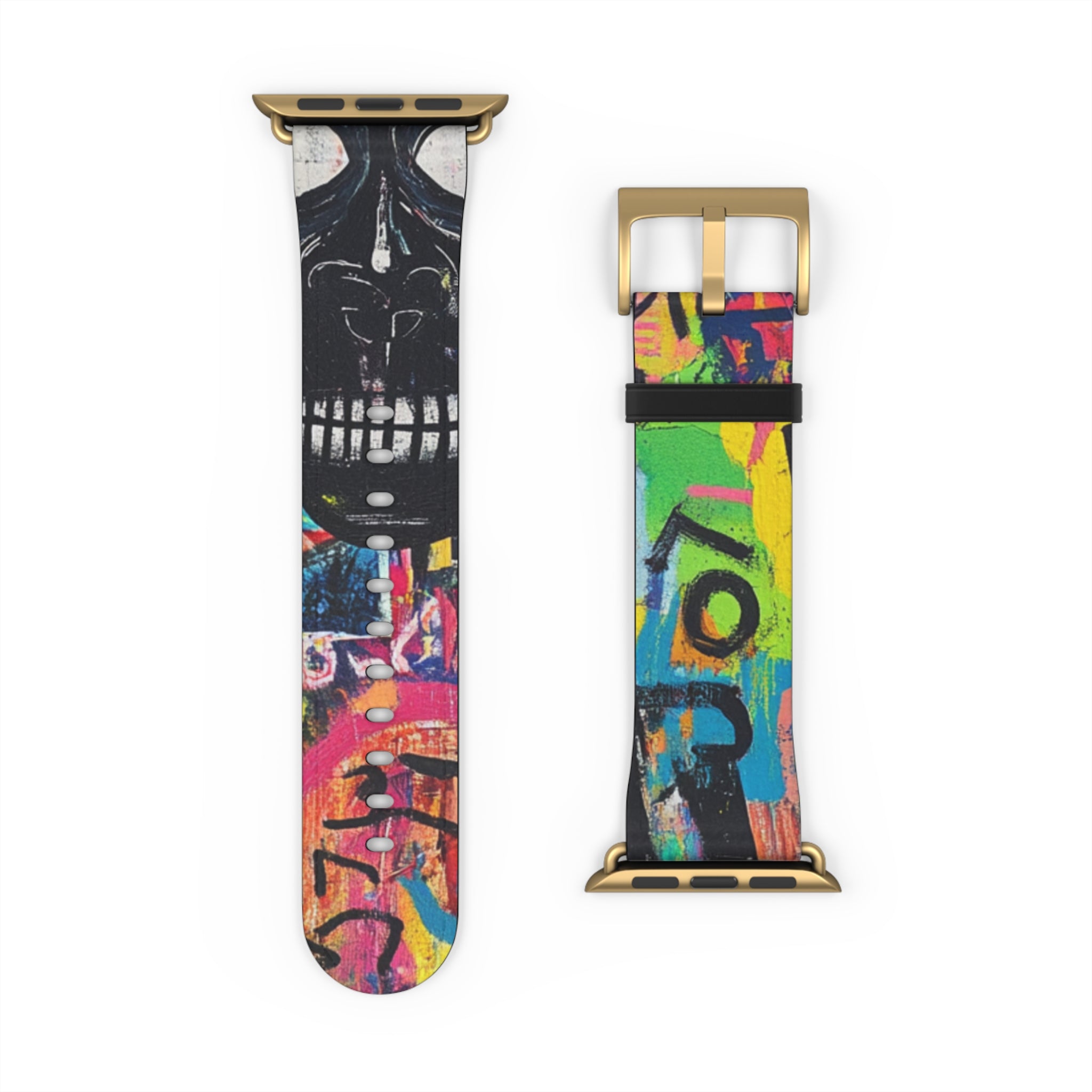 Neon Skull Burst - Watch Band
