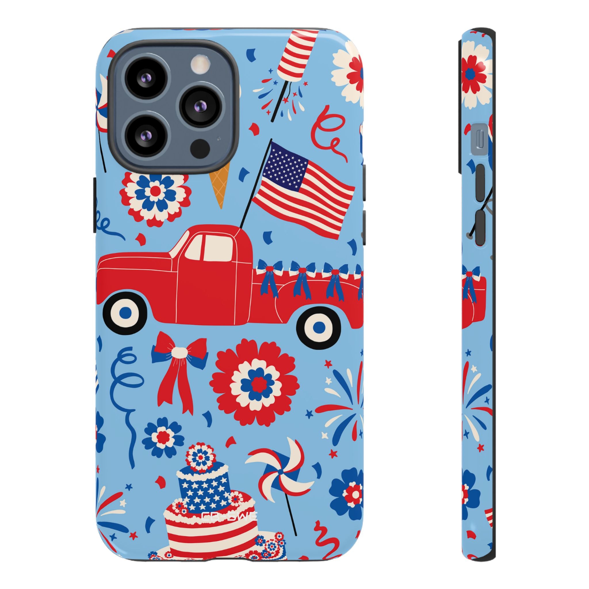 Festive Truck Parade - iPhone Case