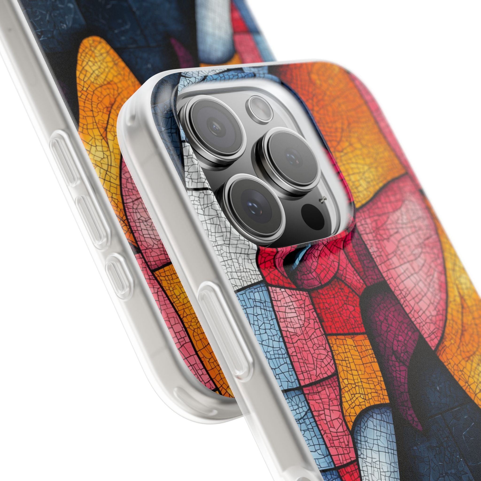 Elephant Mosaic iPhone 16 Pro Case - Soft