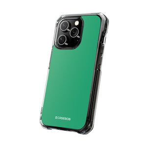 Crayola Green | Phone Case for iPhone (Clear Impact Case - Magnetic)