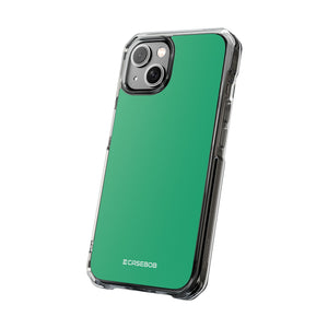 Crayola Green | Phone Case for iPhone (Clear Impact Case - Magnetic)