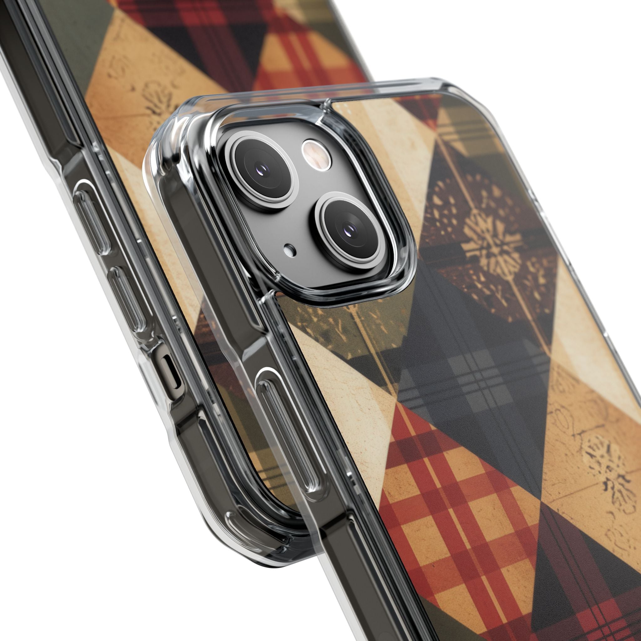 Rustic Quilt Charm iPhone 14 - Impact Clear+