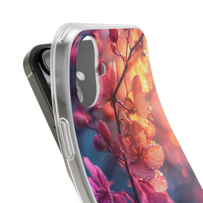 Pink Bloom Serenity - Flexi iPhone 16 Phone Case