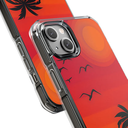 Summer Sunset Silhouettes iPhone Case - Impact