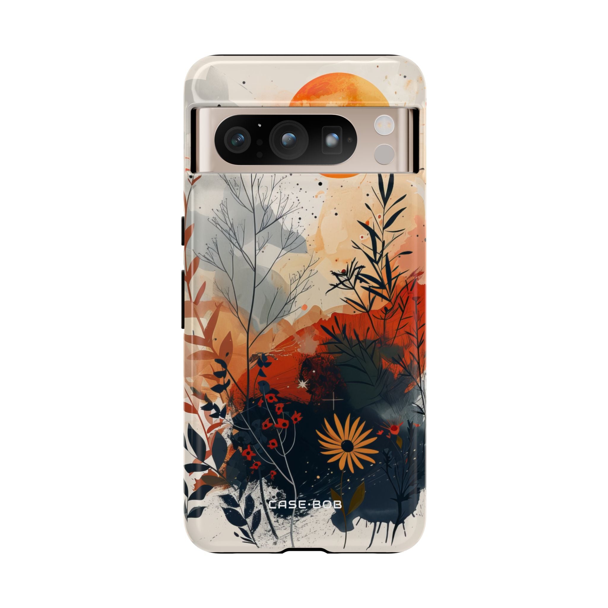 Orange Solstice Google Pixel 8 Pro Case - Tough