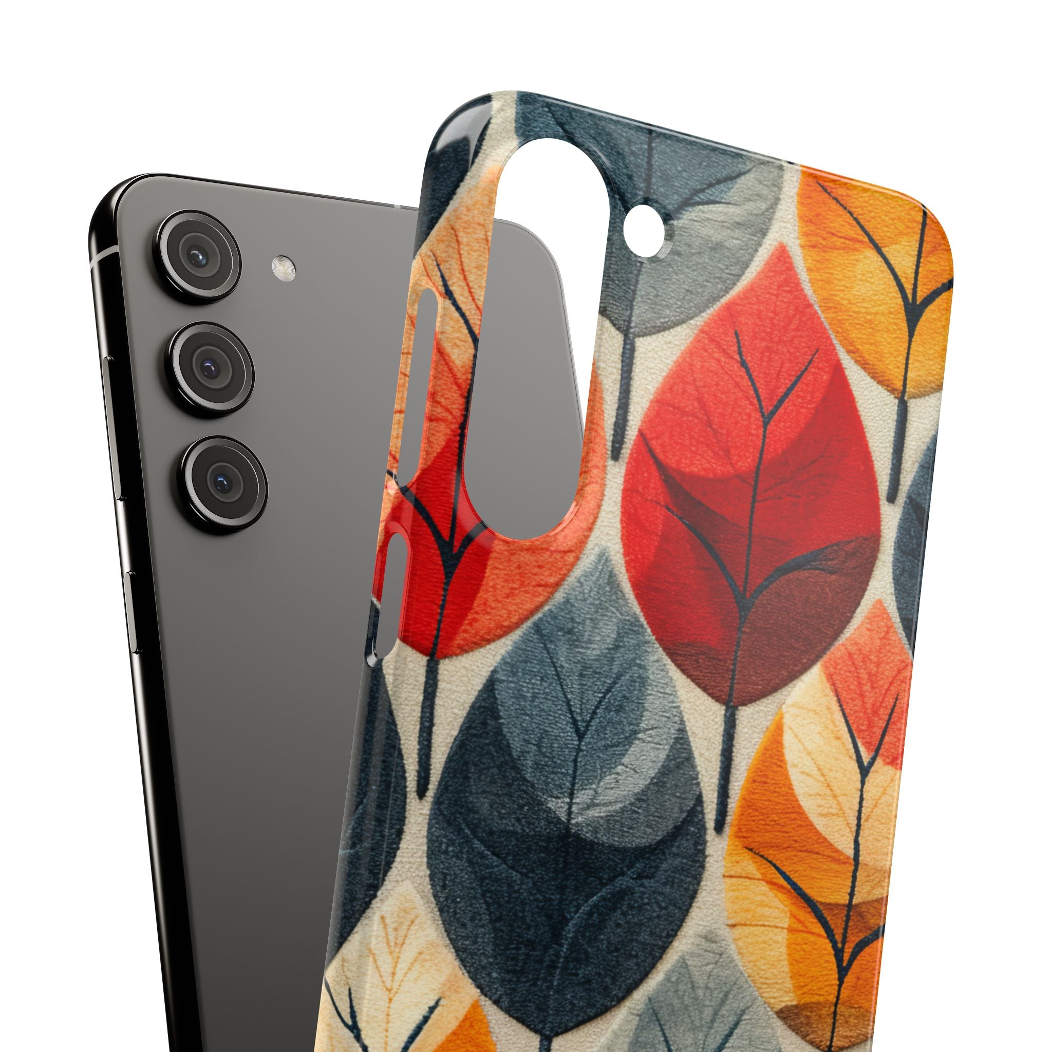 Autumn Leaf Design - Slim Samsung S23 Phone Case