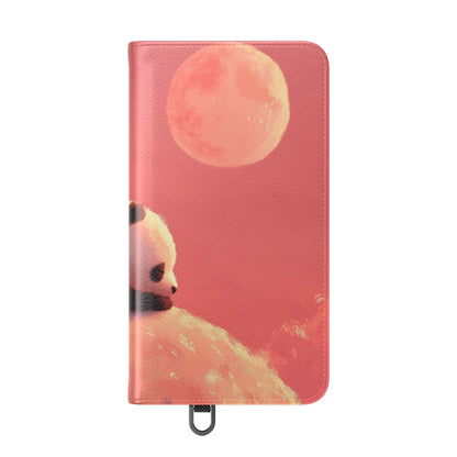 Panda Moonlight - Samsung S24 Case - Wallet