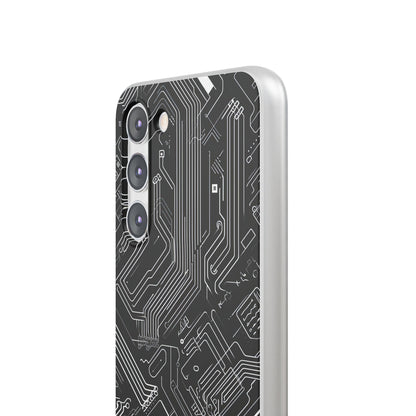 Cyber Circuitry Art | Flexible Phone Case for Samsung Galaxy