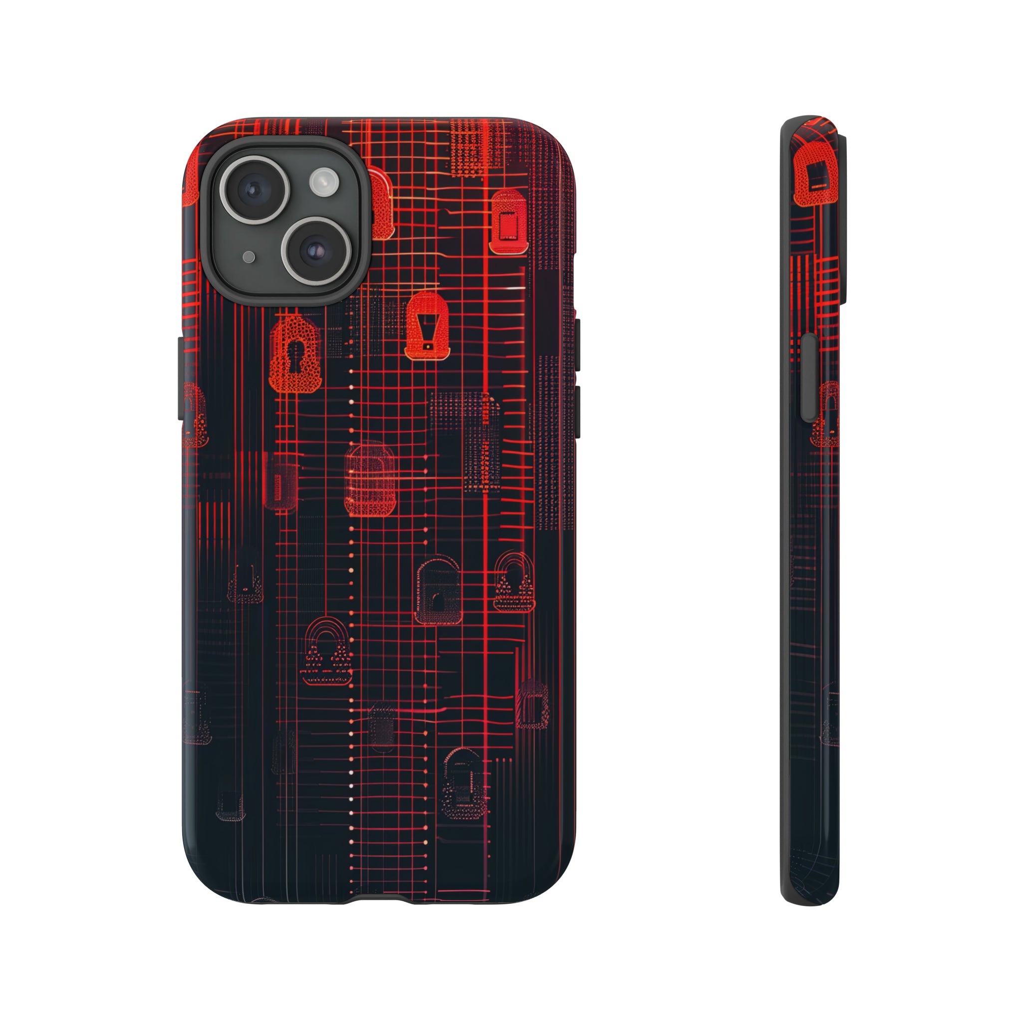 Encryption Aura: Security Gradient - Protective Phone Case