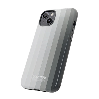 Strisce a gradiente argento iPhone 14 - Tough