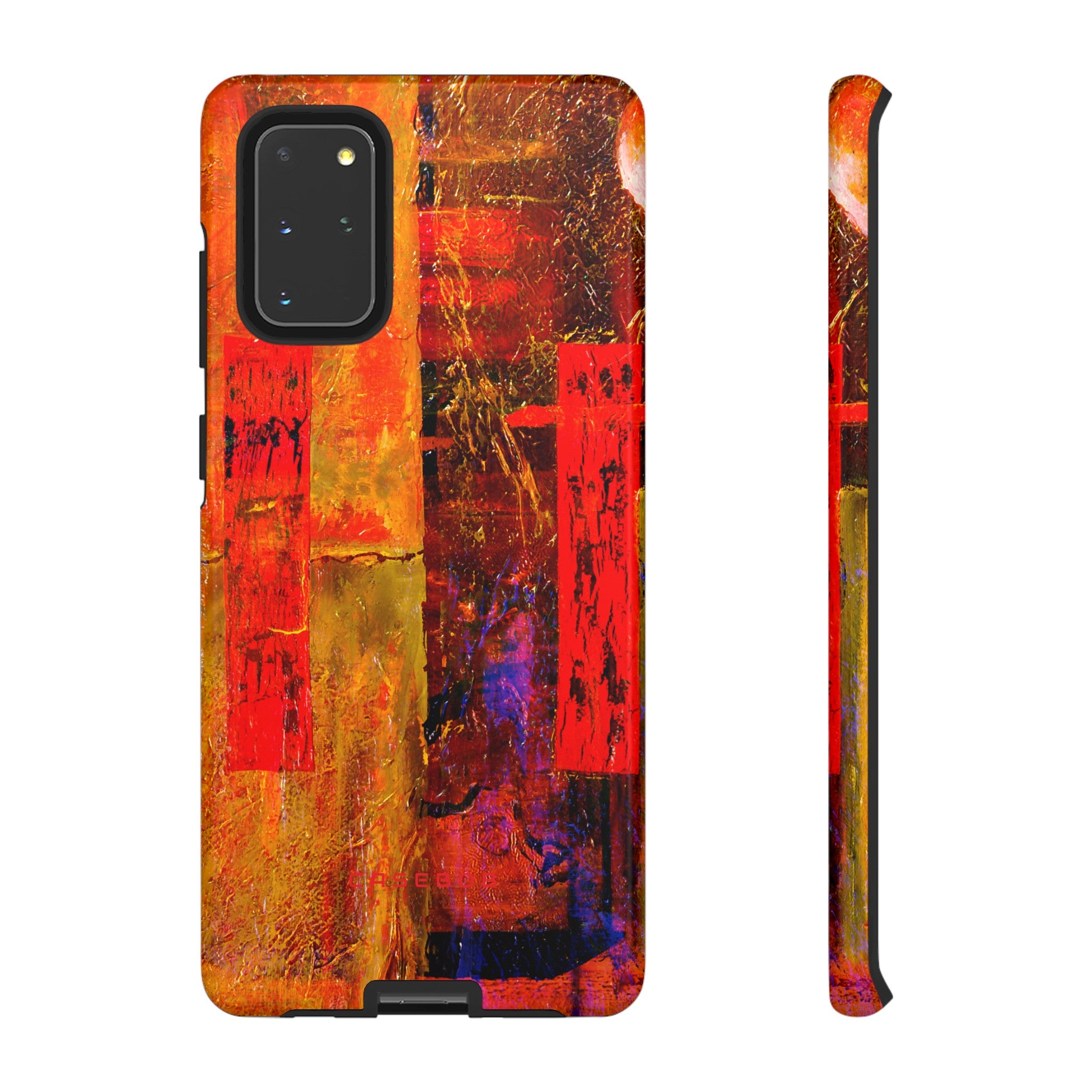 Red Oil Painting - Protective Phone Case