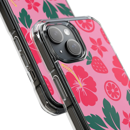 Tropical Hibiscus Harmony iPhone Case - Impact