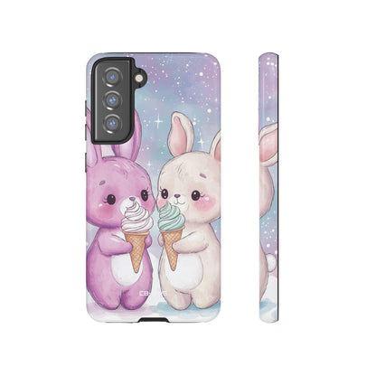 Rabbits Enjoy Ice Cream - Samsung Case