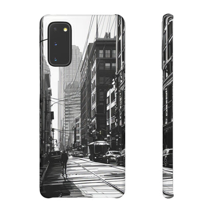 Urban Cityscape Line Perspective Samsung S20 - Slim Phone Case