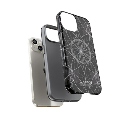 Symmetric Line Bloom iPhone 14 - Tough