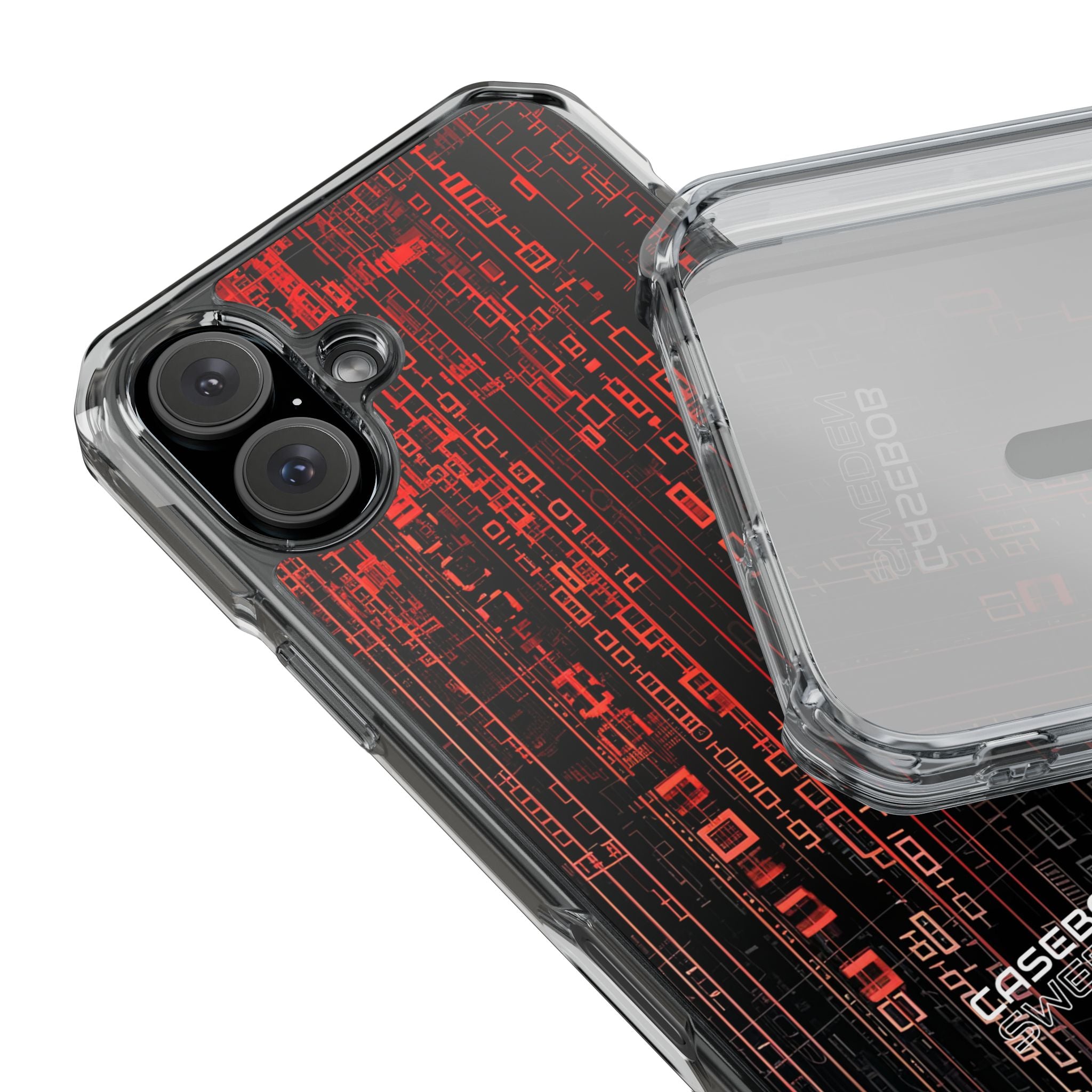 Neon Circuit Dreams iPhone 16 - Impact Clear+