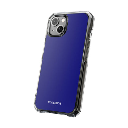 Navy Blue - Clear Impact Case for iPhone