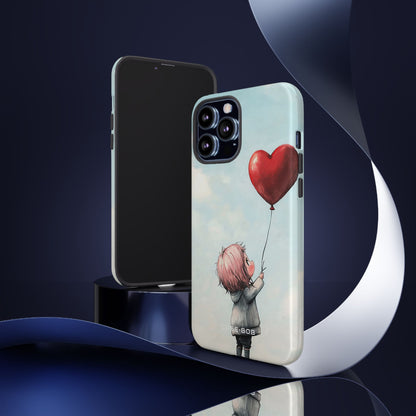 Heart Balloon Glow iPhone 13 Pro Max Case - Tough