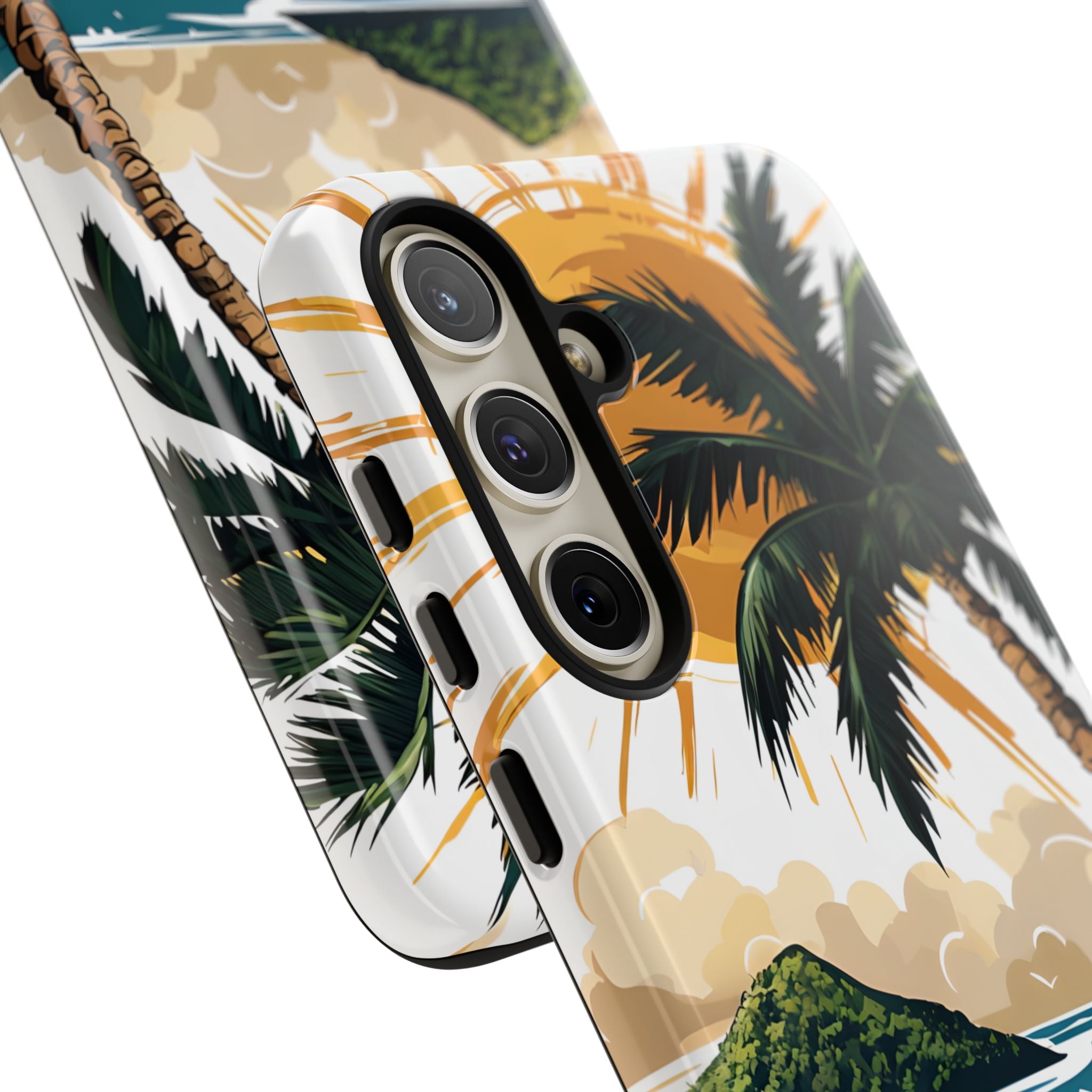 Sunny Palm Breeze Samsung S24 Plus Case - Tough