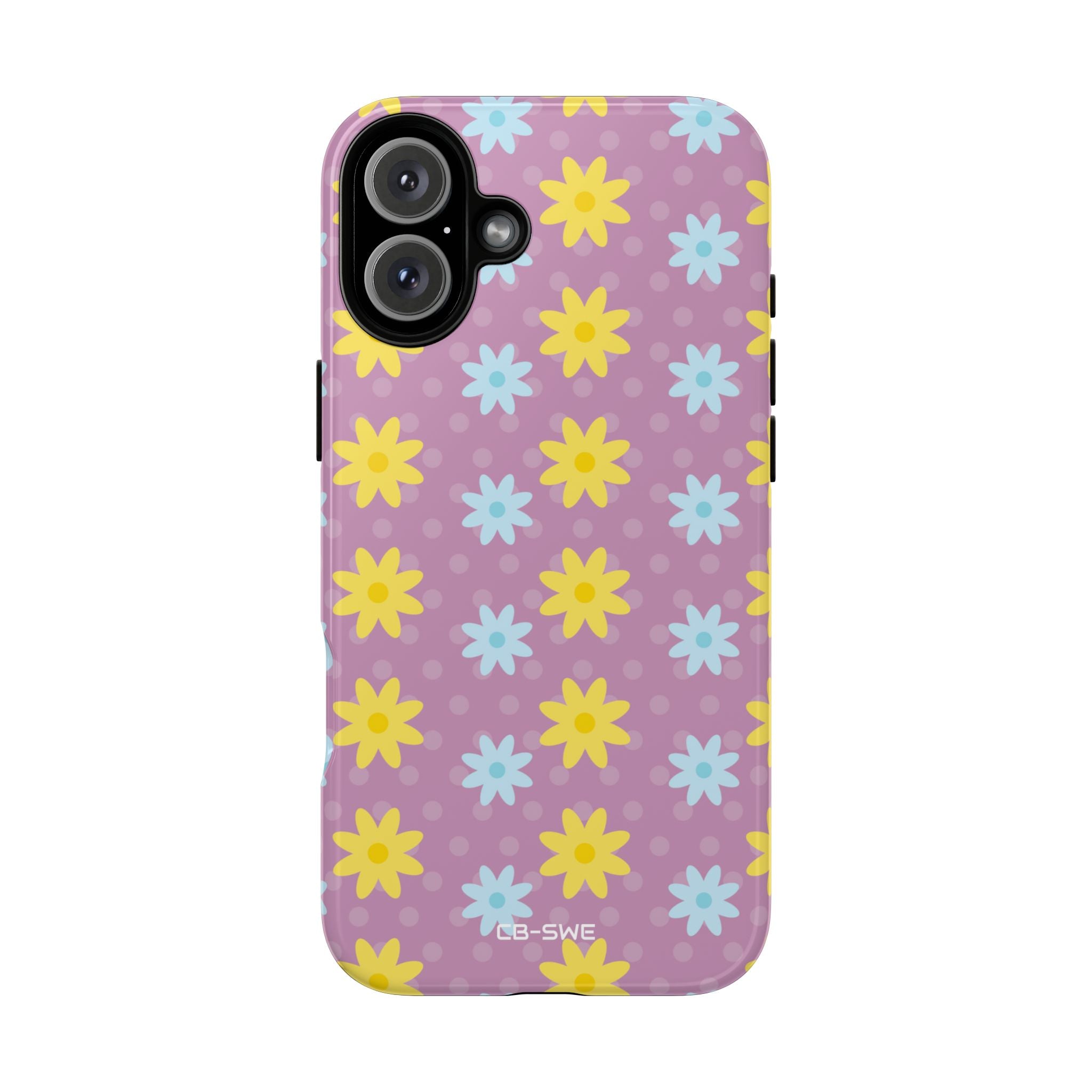 Flower Dots Dance - iPhone Case