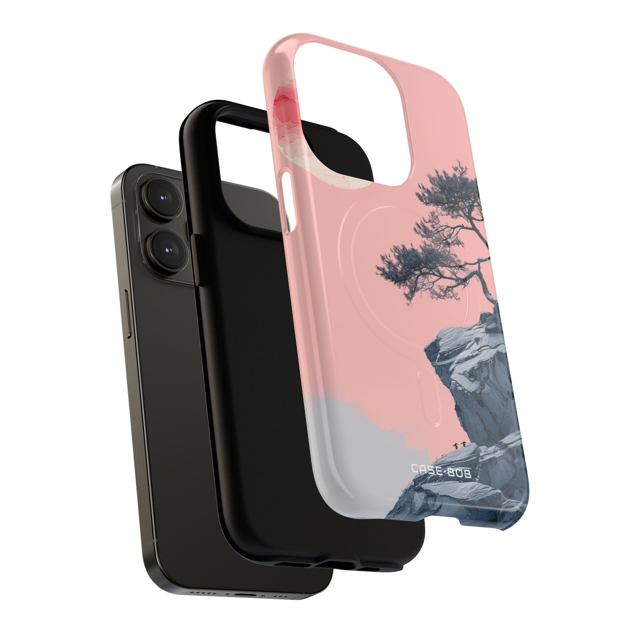 Crimson Moon Tree iPhone 14 Pro Case - Tough+