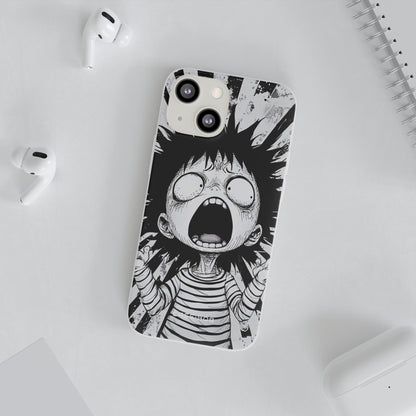 Screaming Stripes iPhone 13 mini Case - Soft