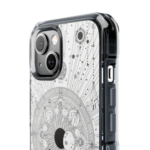 Celestial Mandala Mystique – Handyhülle für iPhone (Clear Impact – Magnetisch) 