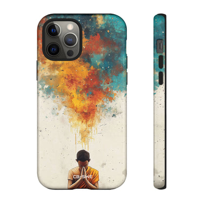 Monk Embracing Enlightenment - iPhone Case