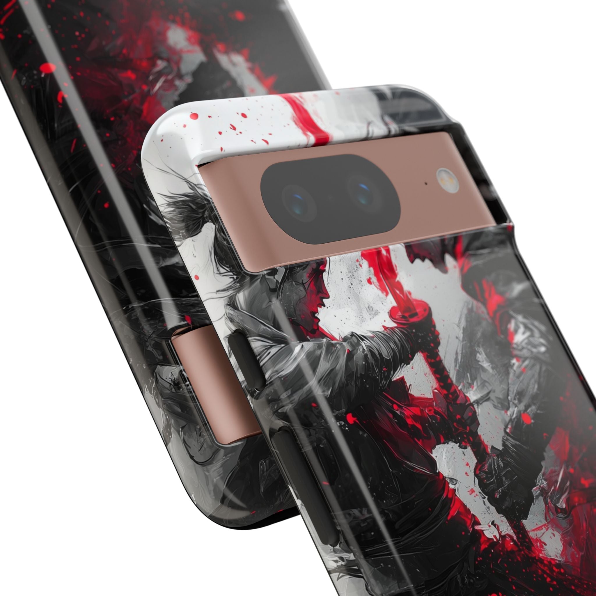 Crimson Blade Clash - Google Pixel Case