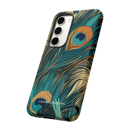 Art Nouveau Peacock Elegance Samsung S23 - Tough Phone Case