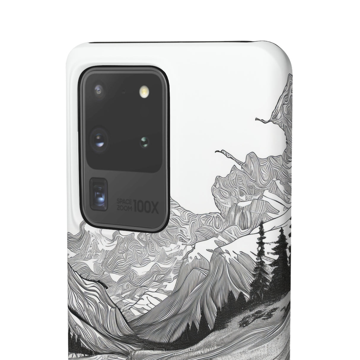 Monochrome Serenity | Slim Phone Case for Samsung