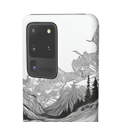 Monochrome Serenity | Slim Phone Case for Samsung