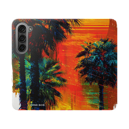 Golden Palms - Samsung S23 Case - Wallet