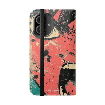 Shouting Face Burst - iPhone 16  Case - Wallet
