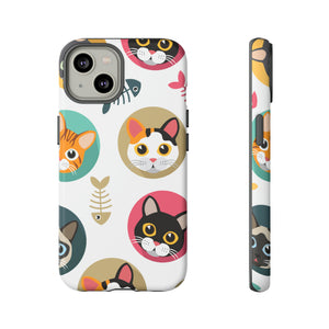 Cats Fishbone - Protective Phone Case