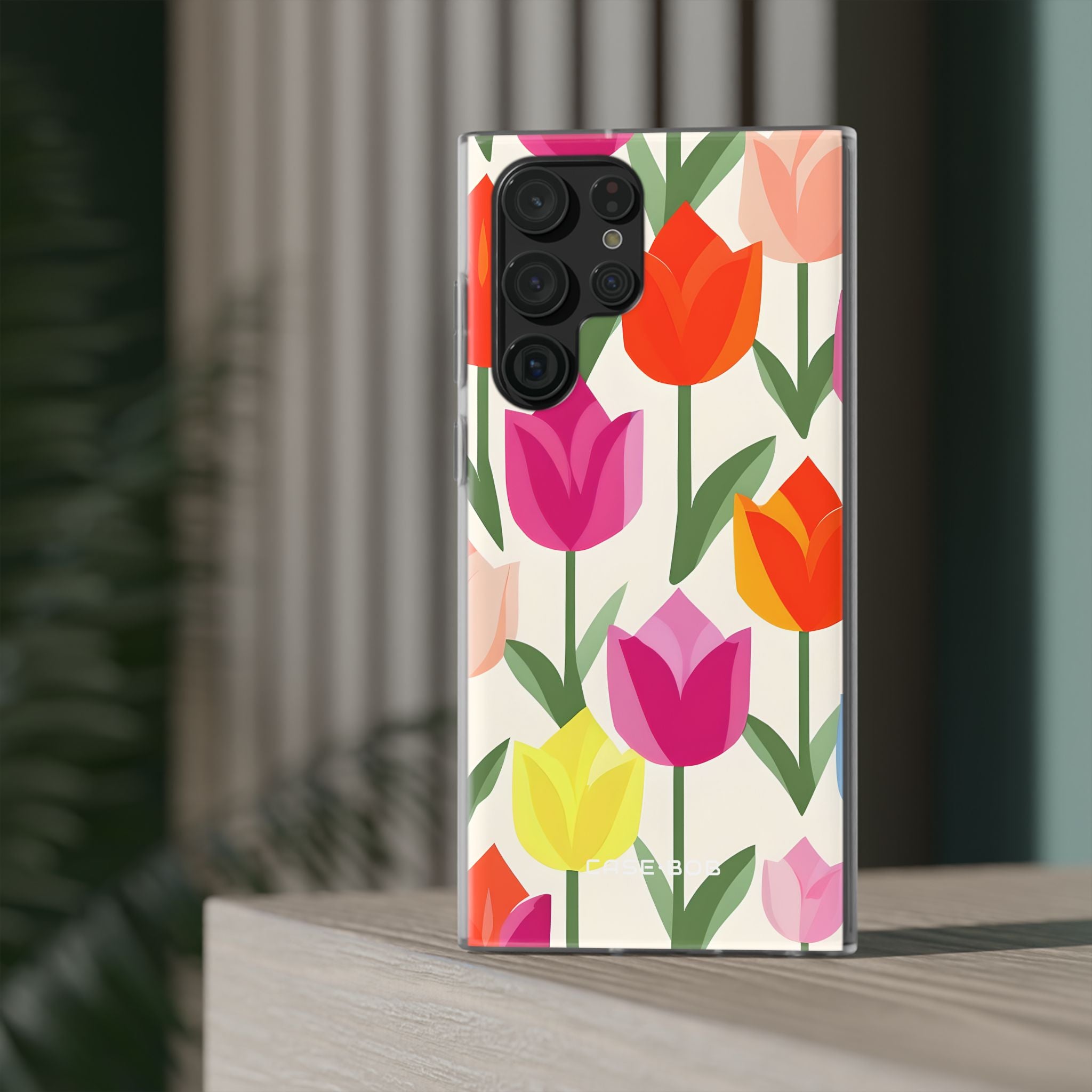 Tulip Harmony Green Samsung S22 Ultra - Soft Case