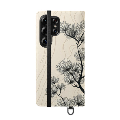 Spiky Tree Sunset - Samsung S25 Ultra Case - Wallet