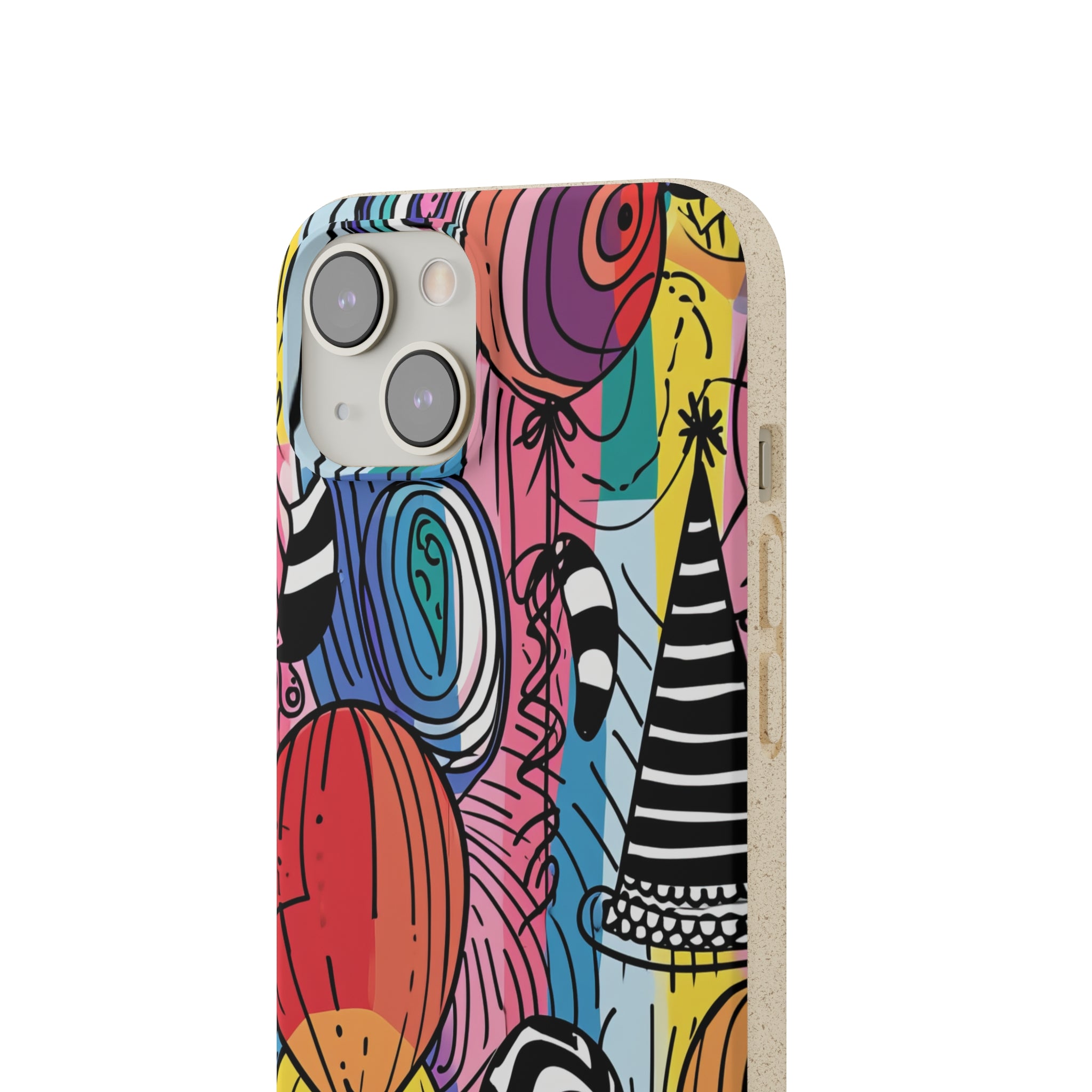 Vibrant Party Whimsy | Biodegradable Phone Case