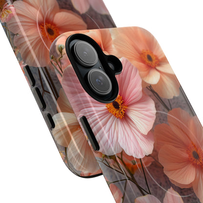 Serene Botanical Blooms - Tough + MagSafe® iPhone 16 Phone Case